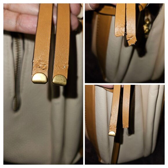 Coach Glovetanned & Pebble Leather Harmony Hobo Colorblock Shoulder Bag - Picture 6 of 16